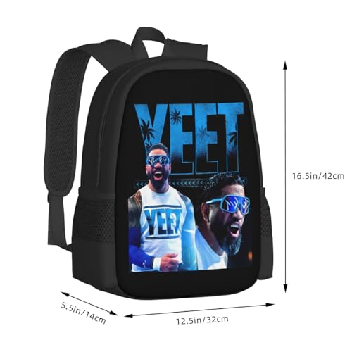 Jey Wrestler USO Backpack for Mountaineering Portable Work Backpack Notebook Bag for Men and Women3