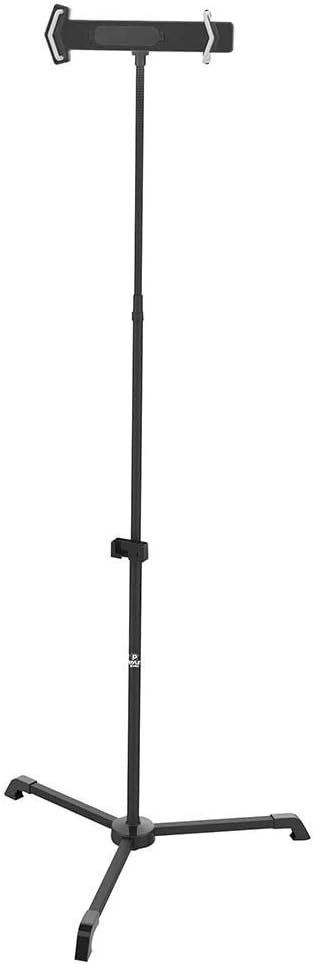 Pyle Tablet Metal Security Rack Stand Holder, Anti-Theft Design with USB Charging Port, Adjustable Height and 300 Degree Rotation, Fits iPad, Kindle, Android, Samsung
