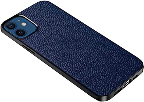 Coque iPhone 12 Mini cuir bleu antidérapant : finie la peur des rayures