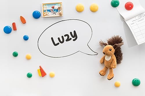 Schaffer Knuddel mich! Magnet Kuscheltier Eichhörnchen Luzy, 12x6x8 cm, Braun