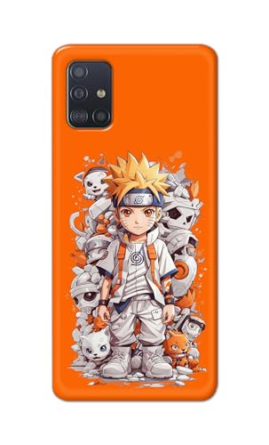 Image of PRINTFIDAA Printed Hard Back Cover Case for Samsung Galaxy A51 | Samsung Galaxy A51 5G Back Cover (Famous Anime Cartoon Character) -112