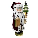 Steinbach Kurt Adler Limited Edition 12 Days of Christmas Musical Pear Tree Santa Nutcracker, Multi