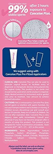Conceive Plus Fertility Lubricant Gel, 75 ml with Calcium and Magnesium