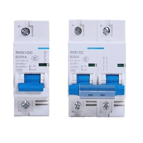 Disjoncteur DC protection batterie 250A contre court-circuit véhicule 2P