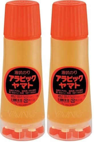 のり液体アラビックヤマト Amazon | ヤマト 液体のり アラビックヤマト 補充用 400ml NA-960 (× 2