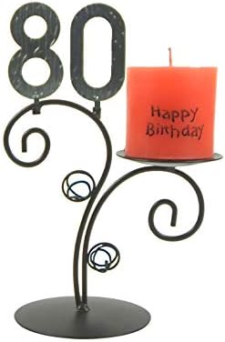 Holz Leuchter Eiche Mit Windlicht - Geburtstagsgeschenk Zum 88. Mit Zahlen