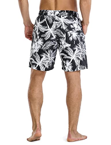 Nonwe Men's Swim Trunks Beachwear Outdoor Quick Dry Retro Soft Washed Drawstring Board Short4