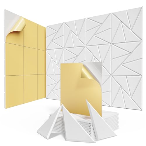 Image of 8 Pack Self-Adhesive Acoustic Panels, Sound Proof Foam Panels for Walls