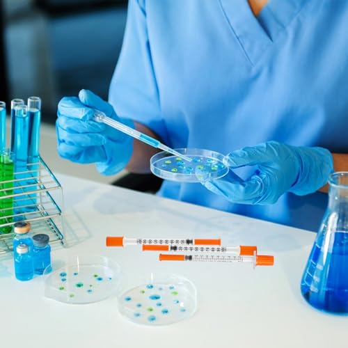 20 Stück 1ml /cc Kunststoff Mehrzweck-Messwerkzeuge Plastiktube Spritzen Einzeln verpackt (20)