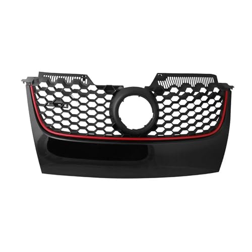 Parrilla Delantera Para VW Para Golf 5 Para MK5 V Para GTI 2006-2009 Rejilla Parachoques Rejilla Parachoques Delantera A Prueba Óxido Rejilla Entrada Aire Rejillas Frontales Radiador