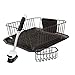 Rubbermaid Antimicrobial Sinkware Set, 4 Pieces, Black FG1F91M2BLA