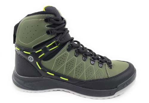 Image of ADD GEAR CTR - Trekking Waterproof Lightweight High Ankle Shoes Anti-Skid Hiking, Sahyadri Mountain Boots for Men and Women in Action Sherpa-2 (Avacado Green)