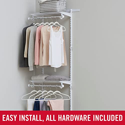 Rubbermaid 2119012 Configurations Custom Closet Kit, 2-4 Ft. Adjustable Metal Wire Shelving thumb #4