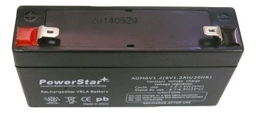Upg 6V 1.3Ah Sla Battery Leoch Djw6-1.2 T1 F1 6V1.3Ah 6V1.4Ah 6V1.2Ah Lp6-1.4 #TOP2