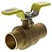 1" Sweat Full Port Ball Valve w/T-Handle (Lead Free)