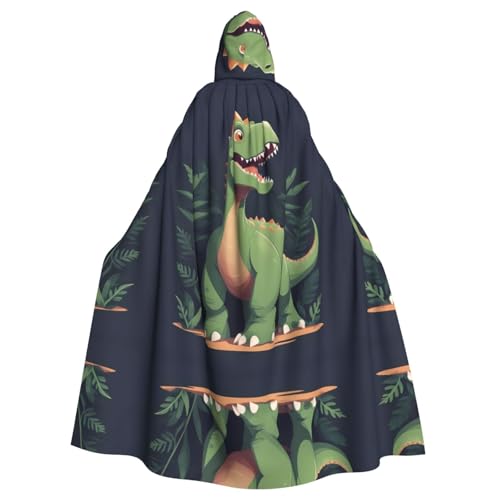 Cape à capuche dinosaure avec imprimé graphique haute définition