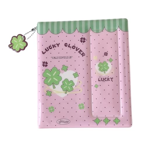 Álbum de fotos de 6 pulgadas, 20 bolsillos, carpeta de tarjetas fotográficas, colección de tarjetas fotográficas, organizador portátil para tarjetas adhesivas y notas, resistente al agua