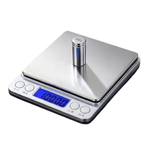 Báscula digital portátil de cocina alta precisión 500g miniatura 3