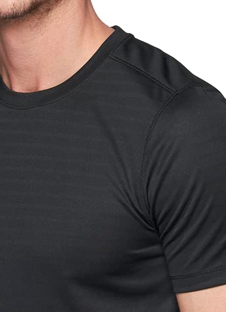 Miniatura 2 de RBX Active - Camiseta de manga corta con cuello redondo para hombre