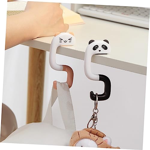 Crochet de bureau en forme animale pour sac et clé de table 4 pièces