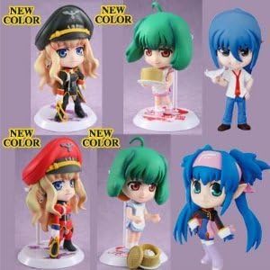 Amazon 一番くじプレミアム マクロスフロンティア 超時空アンコール F賞 きゅんキャラ マクロスfキャラクターズ スペシャルver ６種セット フィギュア ドール 通販