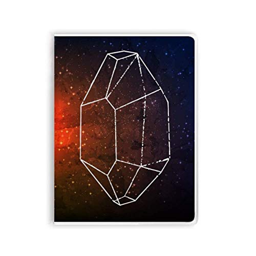 Carnet de notes star marron avec couverture souple style sky fantasy