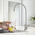 KRAUS Purita 2-Stage Under-Sink Water Filter System with Single Handle Drinking Water Filter Faucet, Spot-Free Stainless Steel
