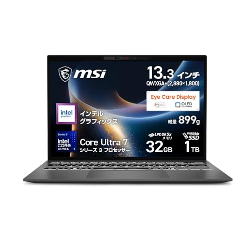 Amazon.co.jp: MSI ノートパソコン Windows11 Prestige 13 AI+ A3M