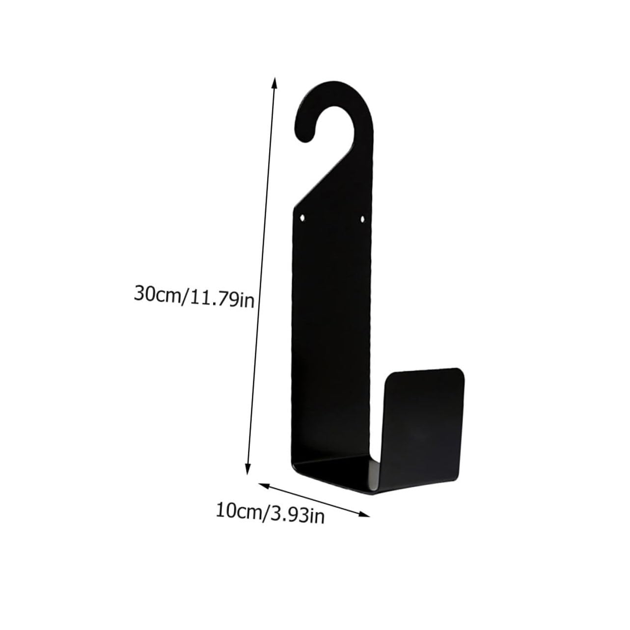 VICASKY Porta Tubo da Giardino in Acciaio Carbonio Nero Supporto da Parete Solido per Organizzare Tubo Acqua Estensibile Gancio Portatubo Resistente per Uso Esterno e Irrigazione