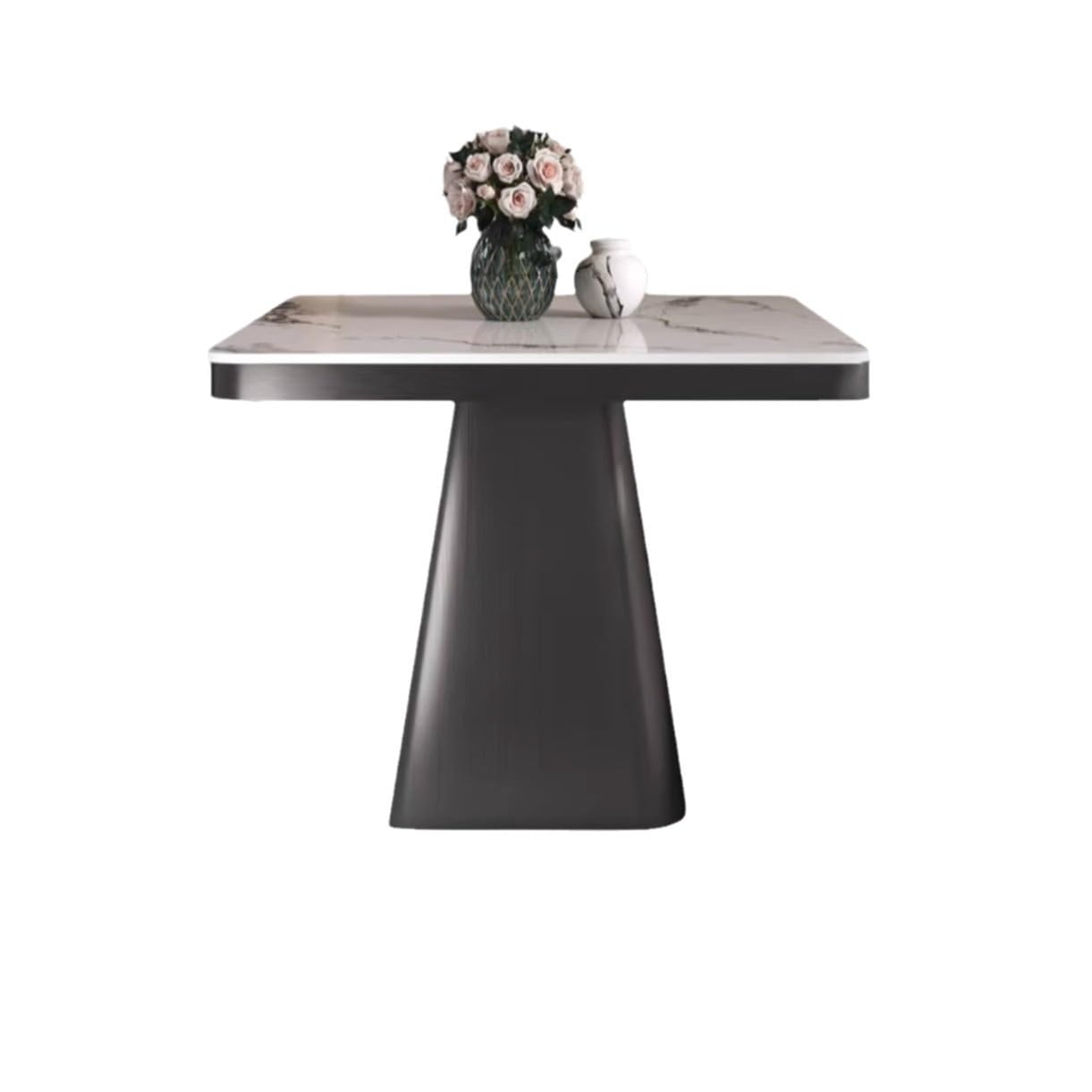 eexbz Sofa Sofa Side Table Small Coffee Table Simple Living Room Balcony Bedroom Square Rock Plate Side Table Sofas for Living Room(A,50x50x52cm)