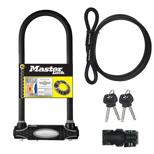 Masterlock D Lock bike combination U-lock 8285 LW