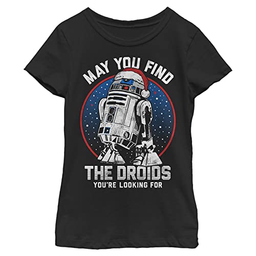 T-shirt Star Wars fille manches courtes imprimé droïde XS