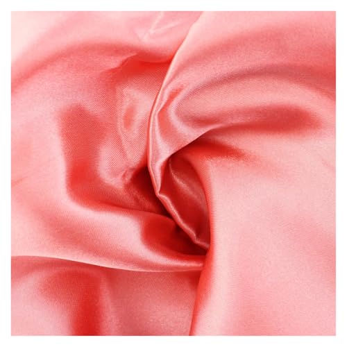 Tissu satiné extensible au mètre motif Watermelon imitation soie pour couture