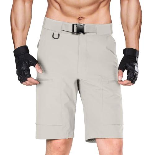 Short tactique pour homme cargo respirant et résistant à l'eau