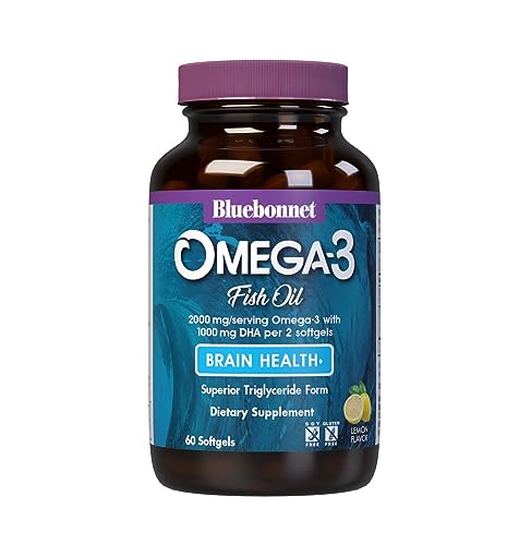 Bluebonnet-Nutrition-Omega-3-Brain-Formula-Natural-Wild-Caught-Triglyceride-Form-DHA-860-mg-EPA-120-mg-Highly-Concentrated-Cognitive-Health-Wellness-Support-Supplement-Gluten-Free-60-Softgels