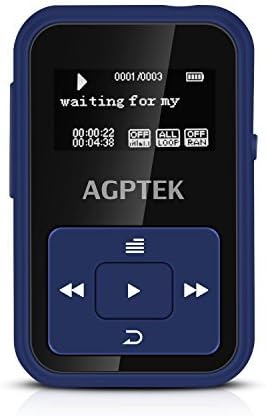 AGPTEK Mp3 Player, Dark Blue