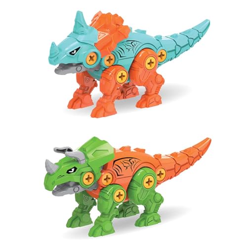 JhavexToy Juguetes de Dinosaurios Extraíbles para Niños, Desmontados para Ensamblar Dinosaurios, Juguete para Coleccionar Juguetes de Dinosaurios, para Niños de 4 a 6 Años-B