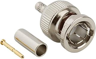 31-70238, Conn BNC PL 0Hz to 4GHz 75Ohm Crimp ST Cable Mount Gold (5 Items)