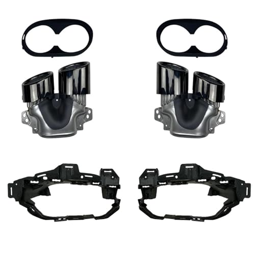 Embout d'échappement Mercedes GLB AMG en acier inoxydable avec support de fixation