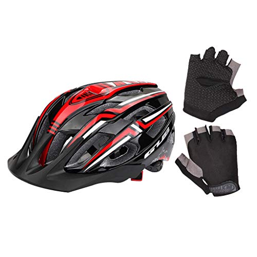 YIJU Capacete de Bicicleta USB Unissex com Luz LED para Estrada Capacetes de Bicicleta de Montanha E