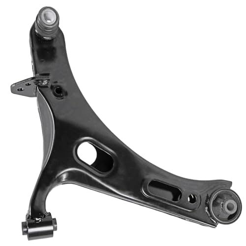 Image of Detroit Axle - 8pc Front End Control Arms Kit for 2010-2014 Subaru Legacy, 2 Lower Control Arms with Ball Joints 2 Sway Bar End Links 4 Inner Outer Tie Rods 2011 2012 2013 Replacement
