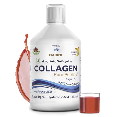 Swedish Nutra - Hydrolyzed Marine Collagen Liquid Supplement - Pa...