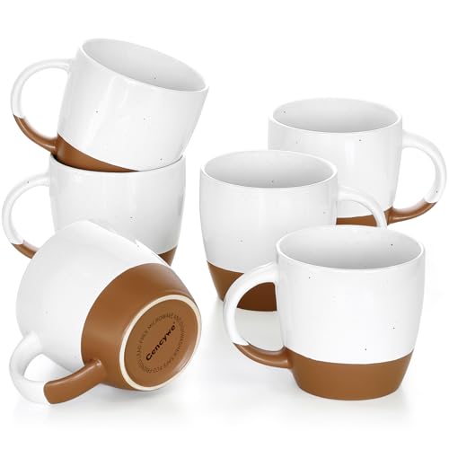 White Ceramic Coffee Mugs 18 oz
