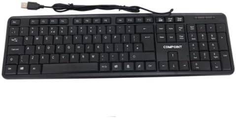 Compoint CP-K8014 Wired Keyboard, USB, 108 Keys, Black, Retail : Amazon ...