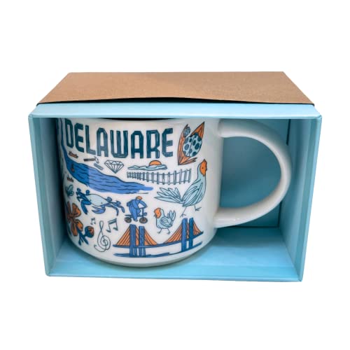 Taza de Cerámica Starbucks Delaware 14 Oz miniatura 3