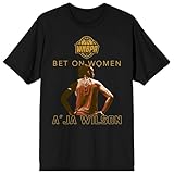 A'Ja Wilson MVP 2024 Women's Black Crew Neck Short Sleeve Tee-Medium
