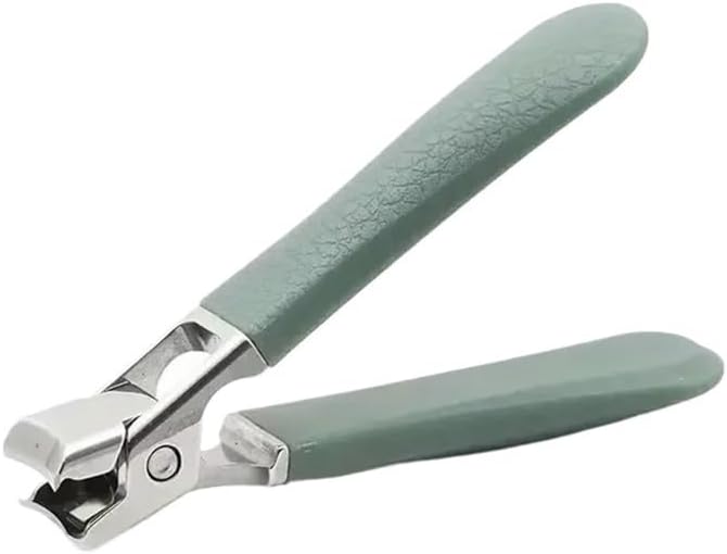 1 stks Professionele Rvs Nail Clippers Set voor Dikke Nagels Anti-Splash Sharp Trimmer Nail Pedicure Manicure Gereedschap voor Mannen (Rood)