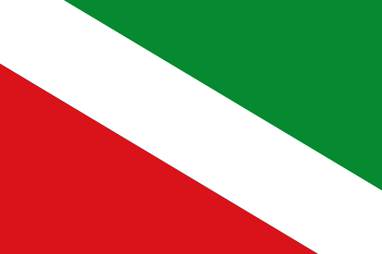 Drapeau Gualmatán Nariño grand format pavillon officiel Municipio département de Nariño