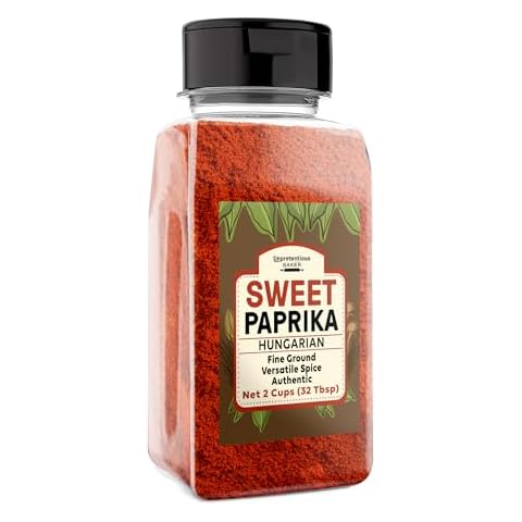 Unpretentious Sweet Hungarian Paprika, 2 Cups, Sweet & Savory, Fine Powder, Dry Rubs & Garnishes Cover