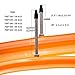 Road Bike Inner Tube, With Metal Valve And Ultralight Design, For Road, Protective Cover And Gravel-Bicycles, For 25C, 26C, 38C, 35G Width Tires(4PCS+2x lever)
